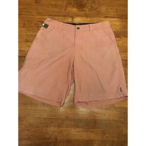 Howler Bros Horizon Hybrid Shorts Mens 35 Pink Chino Performance Outdoor Casual